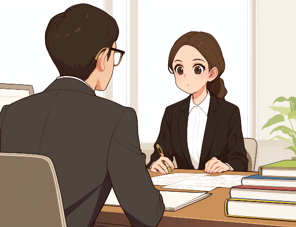 住所氏名変更登記・抵当権抹消登記：相談風景（イメージ）